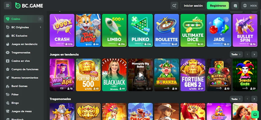Bc.Game Casino México